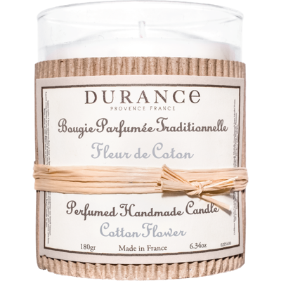 Durance Bomullsblomst Lys - Håndlaget, 40t, Elegant Gave Durance Bomullsblomst Lys - Håndlaget, 40t, Elegant Gave