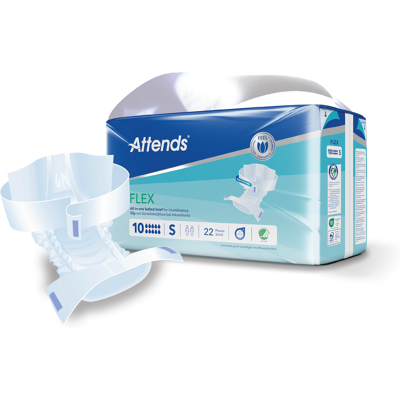 Attends Flex 10, Small, 22 stk. Attends Flex 10, Small, 22 stk.