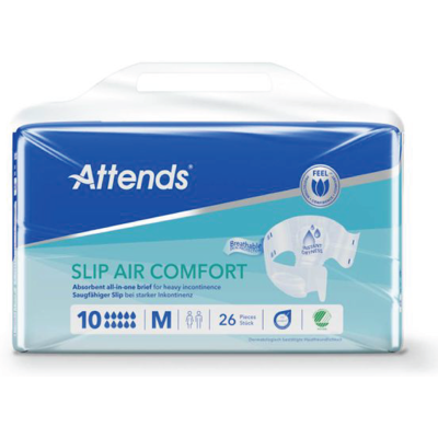 Attends Slip Air Comfort 10, Medium, 26 stk. Attends Slip Air Comfort 10, Medium, 26 stk.