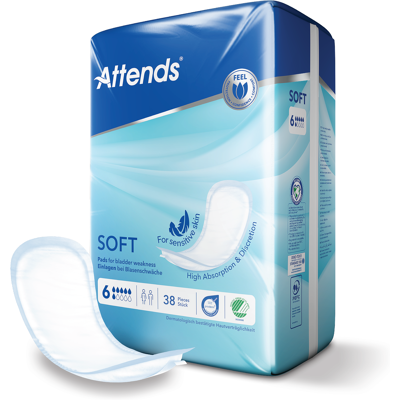 Attends Soft 6, 38 stk. Attends Soft 6, 38 stk.