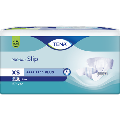 Tena Slip Plus, X-Small, 30 stk. Tena Slip Plus, X-Small, 30 stk.