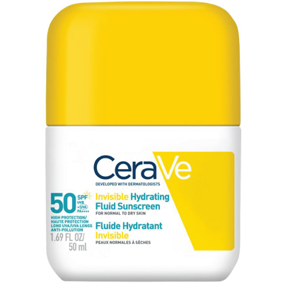 CeraVe Invisible Hydrating Fluid Sunscreen SPF50, 50 ml CeraVe Invisible Hydrating Fluid Sunscreen SPF50, 50 ml