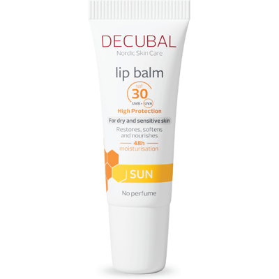 Decubal Sun Lip Balm SPF30, 10 ml Decubal Sun Lip Balm SPF30, 10 ml
