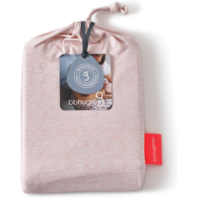 bbhugme Nursing Pillow Cover, Pink Melange, 1 stk. bbhugme Nursing Pillow Cover, Pink Melange, 1 stk.