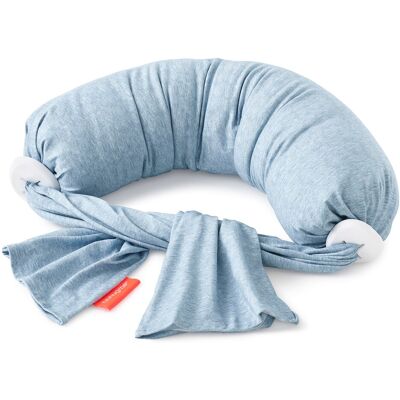 bbhugme Nursing Pillow, Blue Melange, 1 stk. bbhugme Nursing Pillow, Blue Melange, 1 stk.