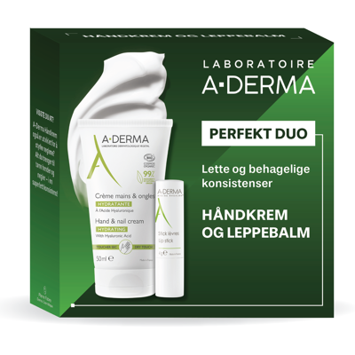 A-Derma Hånd & Leppe Gavesett, 1 sett A-Derma Hånd & Leppe Gavesett, 1 sett
