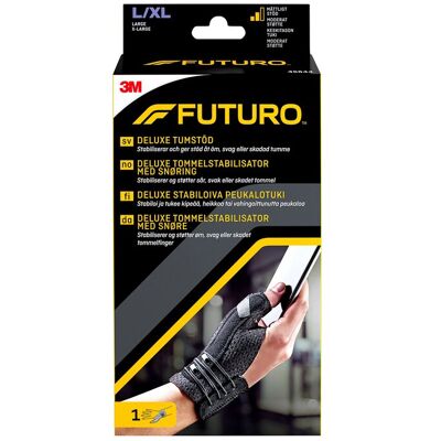 Futuro Deluxe Tommel, sort, Large/X-Large, sort, 1 stk. Futuro Deluxe Tommel, sort, Large/X-Large, sort, 1 stk.