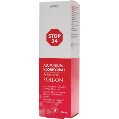 Stop 24 Roll-On antiperspirant, 60 ml Stop 24 Roll-On antiperspirant, 60 ml