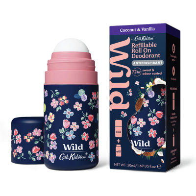 Wild Roll On Antiperspirant Marble Case Coconut & Vanilla Startpakke, 50 ml Wild Roll On Antiperspirant Marble Case Coconut & Vanilla Startpakke, 50 ml