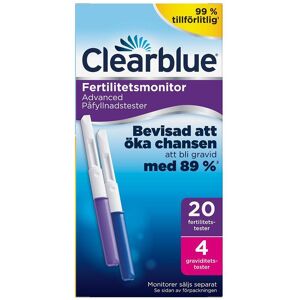 Clearblue Fertilitet testpinner, 20+4 stk.