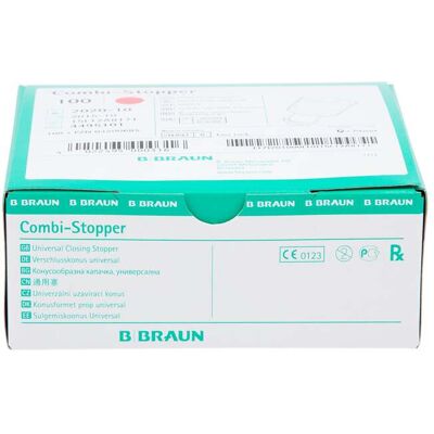 Braun Propp luer/lock combi rød, 100 stk. Braun Propp luer/lock combi rød, 100 stk.
