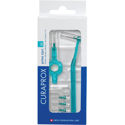 Curaprox Prime Start Turkis Interdentalbørste - Interdentale Børster Curaprox Prime Start Turkis Interdentalbørste - Interdentale Børster