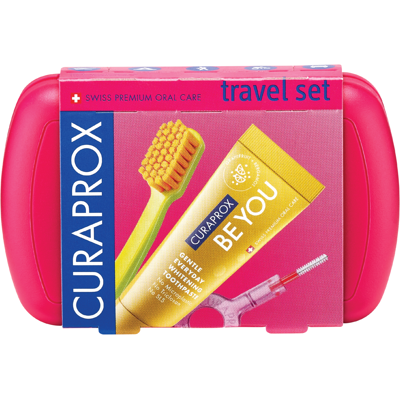Curaprox Reisesett tannpleie, Assorterte farger, 1 sett Curaprox Reisesett tannpleie, Assorterte farger, 1 sett