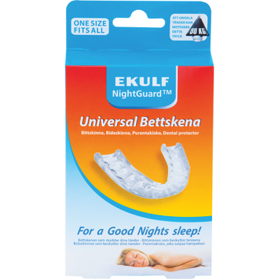 Ekulf NightGuard Bideskinne - Universell, Tilpassbar, Reduserer Skade - Munnbeskyttelse Ekulf NightGuard Bideskinne - Universell, Tilpassbar, Reduserer Skade - Munnbeskyttelse