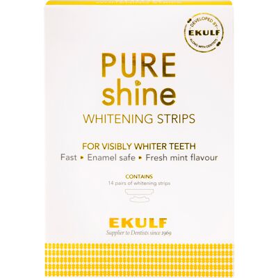 Ekulf Pure Shine Whitening Strips - Tannblekingsstrimler Ekulf Pure Shine Whitening Strips - Tannblekingsstrimler