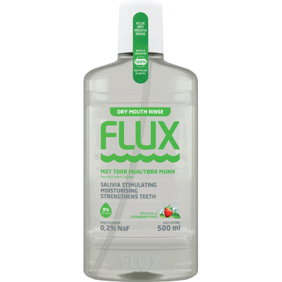 Flux Dry Mouth Fluorskyll, 500 ml Flux Dry Mouth Fluorskyll, 500 ml