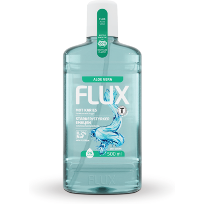 Flux Fluorskyll 0,2% Sensitiv Aloe Vera, 500 ml Flux Fluorskyll 0,2% Sensitiv Aloe Vera, 500 ml