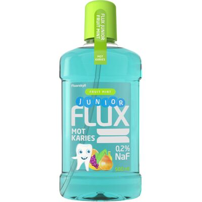 Flux Junior Fluorskyll 0,2 % Fruktmint, 500 ml Flux Junior Fluorskyll 0,2 % Fruktmint, 500 ml