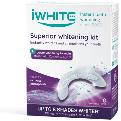 Iwhite Superior Whitening Kit - Bleke sett, Sikkert, Øyeblikkelig, 8 nyanser, Hjemmebruk Iwhite Superior Whitening Kit - Bleke sett, Sikkert, Øyeblikkelig, 8 nyanser, Hjemmebruk