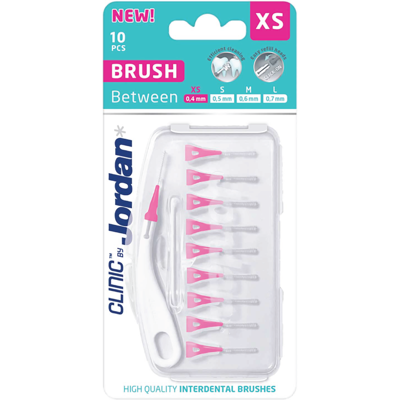 Jordan Clinic Brush Between XS - 0,4 mm, 10 stk. Jordan Clinic Brush Between XS - 0,4 mm, 10 stk.