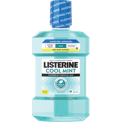 Listerine Cool Mint Milder Taste - Munnskyll - 1000 ml Listerine Cool Mint Milder Taste - Munnskyll - 1000 ml