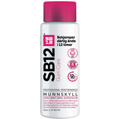 SB12 Gum Care Munnskyll, Cool mint, 500 ml SB12 Gum Care Munnskyll, Cool mint, 500 ml
