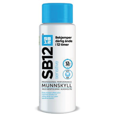 SB12 Sensitive Munnskyll, Mint, 500 ml SB12 Sensitive Munnskyll, Mint, 500 ml