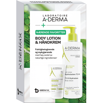 A-Derma Body & Hand Gavesett, 1 sett A-Derma Body & Hand Gavesett, 1 sett