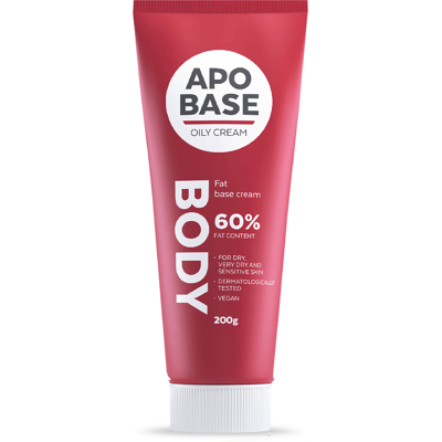Apobase Fet Rød 200g - Krem Apobase Fet Rød 200g - Krem