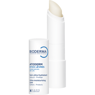 Bioderma Atoderm Bringebær Aroma Leppepomade - Lipstick Bioderma Atoderm Bringebær Aroma Leppepomade - Lipstick
