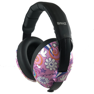 BANZ Hørselvern Baby, Peace Pink, 1 stk. BANZ Hørselvern Baby, Peace Pink, 1 stk.