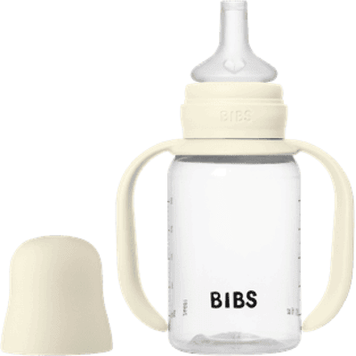 BIBS Baby Sippy Bottle Spout Silicone, Ivory, 150 ml BIBS Baby Sippy Bottle Spout Silicone, Ivory, 150 ml