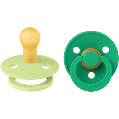 BIBS Colour Latex Smokk Str. 1, 0-6 mnd, matcha/cactus, 2 stk. BIBS Colour Latex Smokk Str. 1, 0-6 mnd, matcha/cactus, 2 stk.