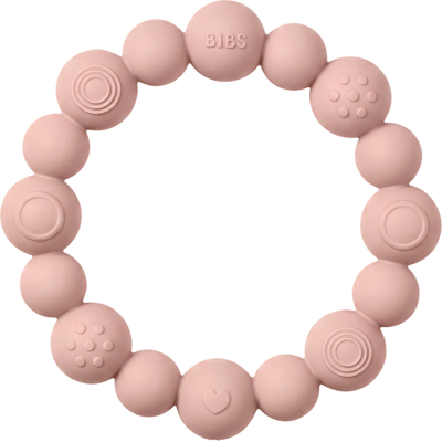 BIBS Teething Ring Beaded, Blush, 1 stk. BIBS Teething Ring Beaded, Blush, 1 stk.