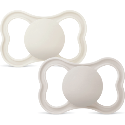 MAM Air Silicone Smokk, 6-16 mnd, beige/creme, 2 stk. MAM Air Silicone Smokk, 6-16 mnd, beige/creme, 2 stk.