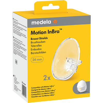 Medela Motion InBra Brysttrakt, 24 mm, 2 stk. Medela Motion InBra Brysttrakt, 24 mm, 2 stk.