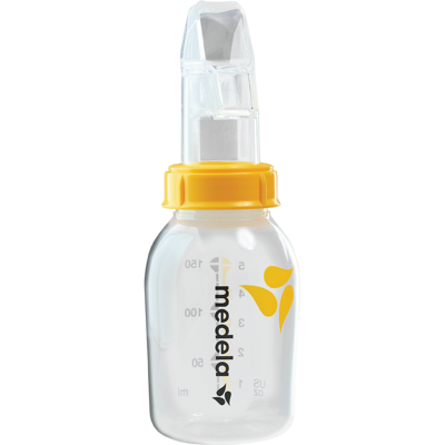 Medela Softcup Baby Bottle with Spoon 80ml - Flaske Medela Softcup Baby Bottle with Spoon 80ml - Flaske