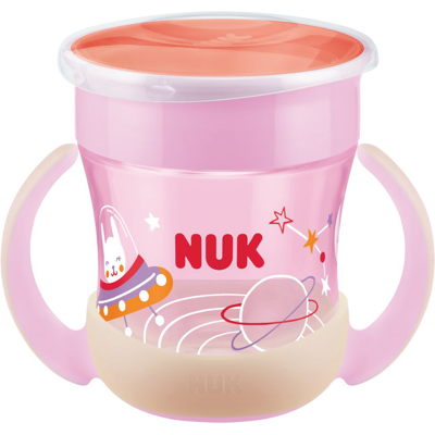 NUK Evolution Mini Magic Cup Glow In The Dark, 8 mnd +, rosa, 160 ml NUK Evolution Mini Magic Cup Glow In The Dark, 8 mnd +, rosa, 160 ml