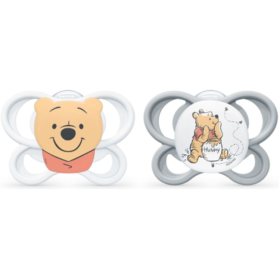 NUK Perfect Match Air Smokk Winnie the Pooh, 0-6 mnd, 2 stk. NUK Perfect Match Air Smokk Winnie the Pooh, 0-6 mnd, 2 stk.