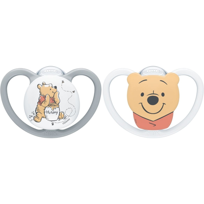 NUK Perfect Match Smokk Winnie the Pooh, 6-18 mnd, 2 stk. NUK Perfect Match Smokk Winnie the Pooh, 6-18 mnd, 2 stk.