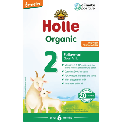 Holle Tilskuddsblanding Geitemelk nr. 2, 400 g Holle Tilskuddsblanding Geitemelk nr. 2, 400 g