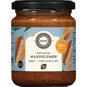 Helios Mandelsmør mørkt, 250 g Helios Mandelsmør mørkt, 250 g