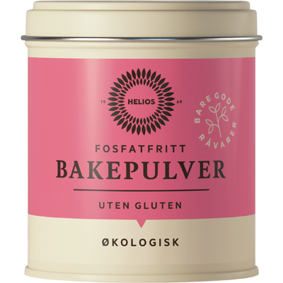 Helios Bakepulver Økologisk, 110 g Helios Bakepulver Økologisk, 110 g