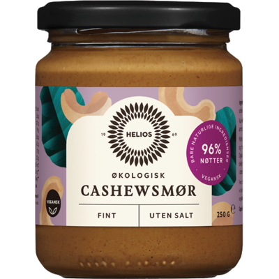 Helios Cashewsmør, 250 g Helios Cashewsmør, 250 g
