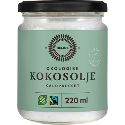 Helios Kokosolje Kaldpresset, 220 ml Helios Kokosolje Kaldpresset, 220 ml