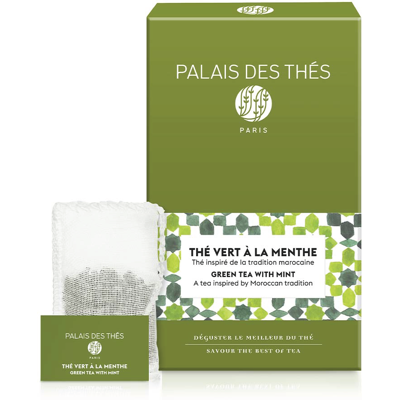 Palais des Thés Green Tea With Mint Organic Te, 20 stk. Palais des Thés Green Tea With Mint Organic Te, 20 stk.