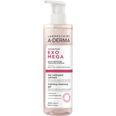 A-Derma Exomega Calming Cleansing Gel, 200 ml A-Derma Exomega Calming Cleansing Gel, 200 ml