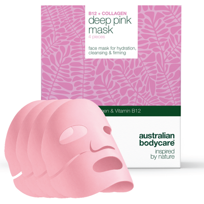 Australian Bodycare B12 Collagen Facial Mask, 4 stk. Australian Bodycare B12 Collagen Facial Mask, 4 stk.