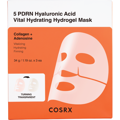 COSRX 5 PDRN Hyaluronic Acid Vital Hydrating Hydrogel Mask, 3 stk. COSRX 5 PDRN Hyaluronic Acid Vital Hydrating Hydrogel Mask, 3 stk.