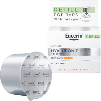 Eucerin Hyaluron-Filler + 3x Effect Day Cream SPF 30 Refill, 50 ml Eucerin Hyaluron-Filler + 3x Effect Day Cream SPF 30 Refill, 50 ml